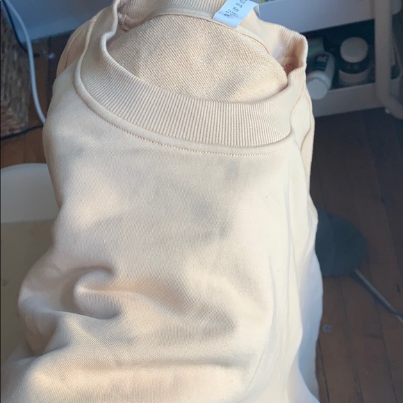 NWT lululemon perfectly oversized crew ivory peach - Picture 5 of 6